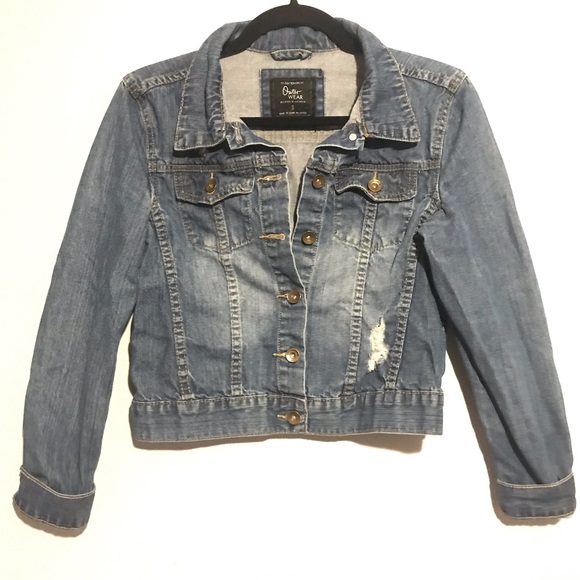 Cotton On Jackets & Blazers - Cotton On Outer Wear Jean/Denim Distress Jacket-S